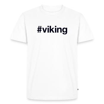 VIKING Hashtag - T-shirt Premium bio Homme - blanc - Devant - Nico (187cm)