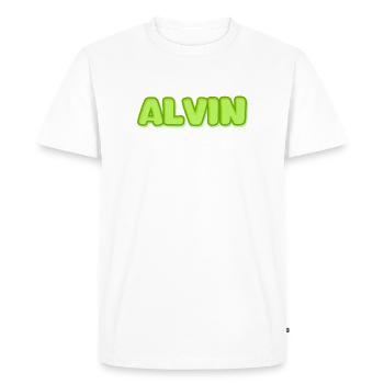 Cadeau pour Alvin - T-shirt Premium bio Homme - blanc - Devant - Nico (187cm)