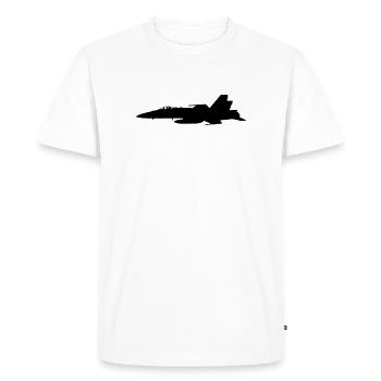 Aircraft - Men's Premium Organic T-Shirt - white - Front - Nico (187cm)