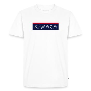 polizei KIWARA lustig logo pozilei frozelei - Männer Premium Bio T-Shirt - Weiß - Vorne - Nico (187cm)