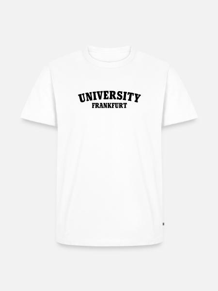 University of Frankfurt - Men's Premium Organic T-Shirt - white