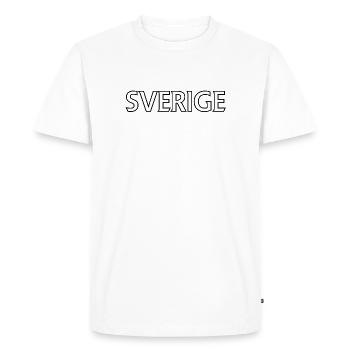 Sweden - Men's Premium Organic T-Shirt - white - Front - Nico (187cm)