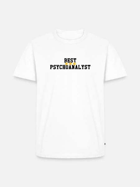Psychoanalysis Psychoanalytiker Psychanalyse - Men's Premium Organic T-Shirt - white