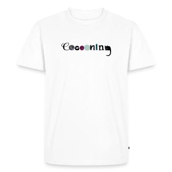 cocooning - T-shirt Premium bio Homme - blanc - Devant - Nico (187cm)
