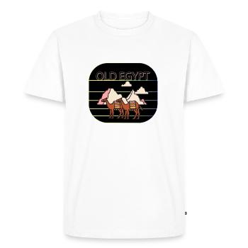 Égypte ancienne - T-shirt Premium bio Homme - blanc - Devant - Nico (187cm)