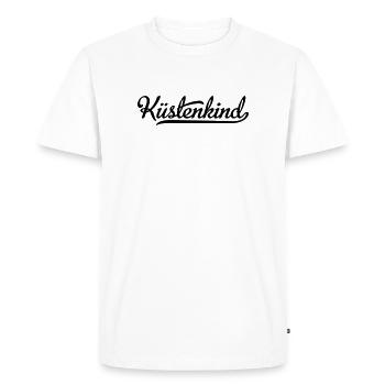 Coastal Child - Men's Premium Organic T-Shirt - white - Front - Nico (187cm)