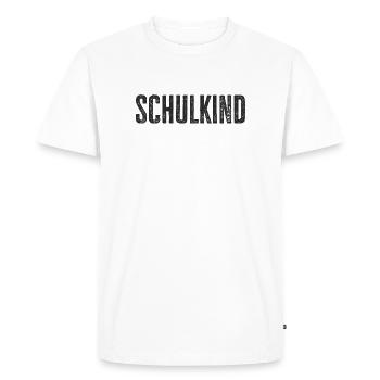Schoolchild – Perfect for starting school & starting school - Men's Premium Organic T-Shirt - white - Front - Nico (187cm)