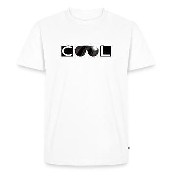 cool - T-shirt Premium bio Homme - blanc - Devant - Nico (187cm)
