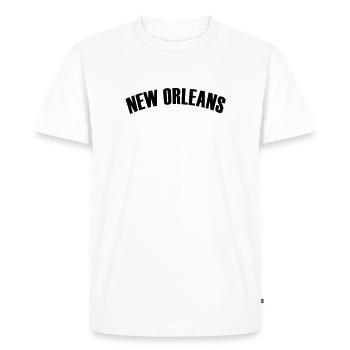 Chemise de la Nouvelle-Orléans - T-shirt Premium bio Homme - blanc - Devant - Nico (187cm)