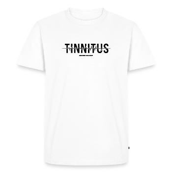 Tinnitus - Men's Premium Organic T-Shirt - white - Front - Nico (187cm)