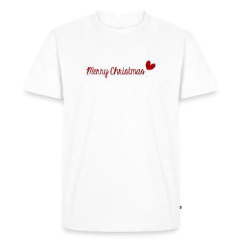 BONNE ANNEE. SAINT SYLVESTRE. NOUVELLE ANNÉE - T-shirt Premium bio Homme - blanc - Devant - Nico (187cm)