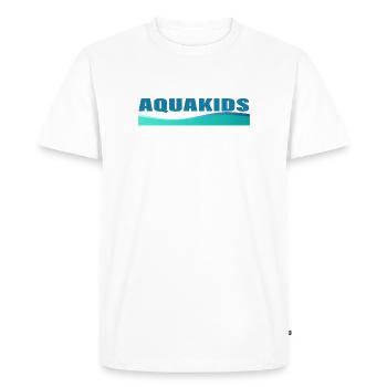 AQUAKIDS - T-shirt Premium bio Homme - blanc - Devant - Nico (187cm)
