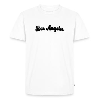 Los Angeles 8 - T-shirt Premium bio Homme - blanc - Devant - Nico (187cm)