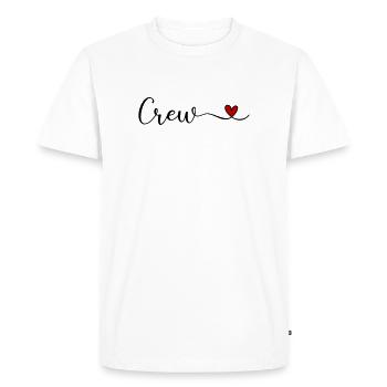 équipage - T-shirt Premium bio Homme - blanc - Devant - Nico (187cm)