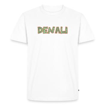 Trekking Denali - Men's Premium Organic T-Shirt - white - Front - Nico (187cm)