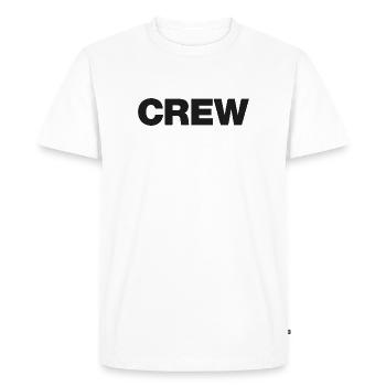 Crew - Men's Premium Organic T-Shirt - white - Front - Nico (187cm)