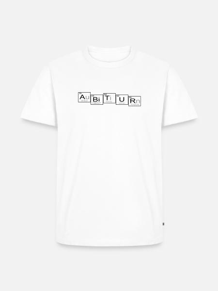 Abitur - Männer Premium Bio T-Shirt - Weiß