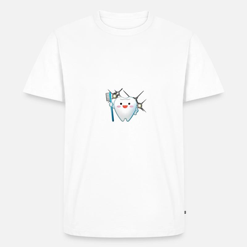 Zahnfee - Männer Premium Bio T-Shirt - Weiß