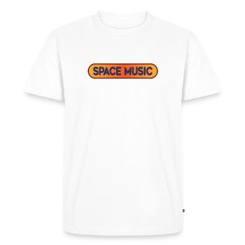 Ambiances détentes du Space Music Music Festival - T-shirt Premium bio Homme - blanc - Devant - Nico (187cm)