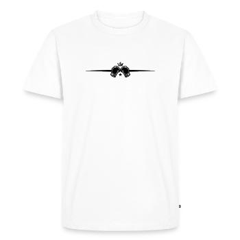 Boxing Gloves Symbol Boxing - Men's Premium Organic T-Shirt - white - Front - Nico (187cm)