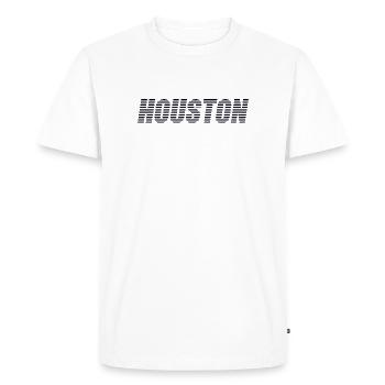 Houston, Texas - T-shirt Premium bio Homme - blanc - Devant - Nico (187cm)