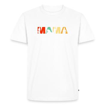 Paramédic Mama Retro EMT Premier intervenant EMS - T-shirt Premium bio Homme - blanc - Devant - Nico (187cm)