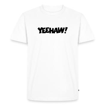 Ouais ! - T-shirt Premium bio Homme - blanc - Devant - Nico (187cm)