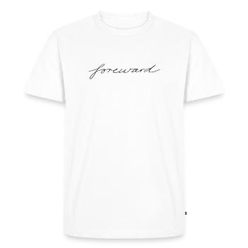 Foreward - Men's Premium Organic T-Shirt - white - Front - Nico (187cm)