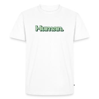 Lien avec la nature humaine - T-shirt Premium bio Homme - blanc - Devant - Nico (187cm)