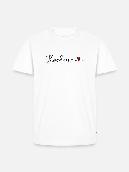 Köchin - Männer Premium Bio T-Shirt - Weiß
