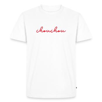 Chouchou fun humour cadeau - T-shirt Premium bio Homme - blanc - Devant - Nico (187cm)