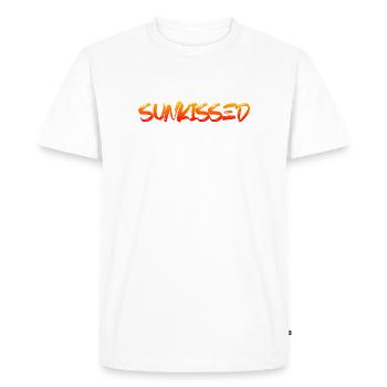 ensoleillé - T-shirt Premium bio Homme - blanc - Devant - Nico (187cm)