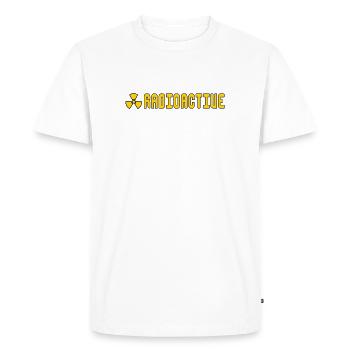 radioactif - T-shirt Premium bio Homme - blanc - Devant - Nico (187cm)