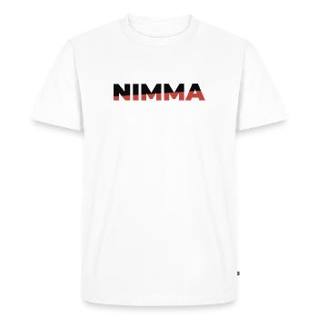 NIMMA - T-shirt Premium bio Homme - blanc - Devant - Nico (187cm)
