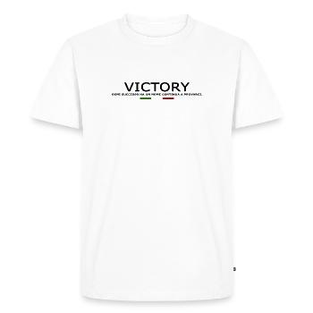 Ogni successo ha un nome Continua a provarci V1 - T-shirt Premium bio Homme - blanc - Devant - Nico (187cm)