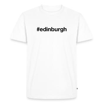 ÉDIMBOURG Écosse Schottland - T-shirt Premium bio Homme - blanc - Devant - Nico (187cm)