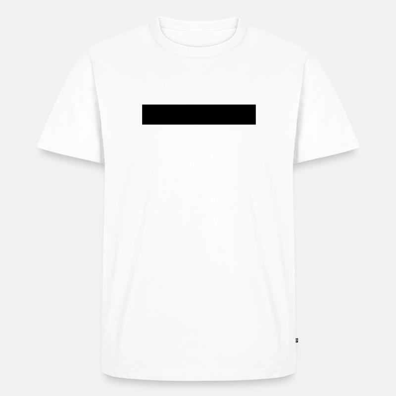 Not - Männer Premium Bio T-Shirt - Weiß