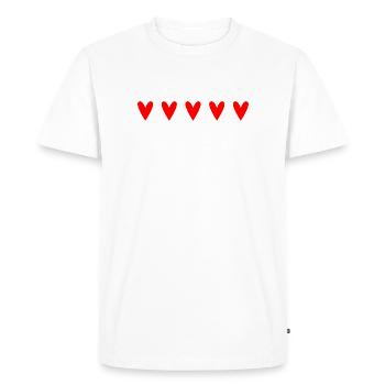 MISTRESS. THANK YOU. THANK YOU MISTRESS. MISTRESS - Men's Premium Organic T-Shirt - white - Front - Nico (187cm)