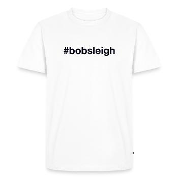 Bobsleigh Bobsleigh Driving Hashtag - Men's Premium Organic T-Shirt - white - Front - Nico (187cm)