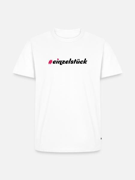 Einzelstück - Männer Premium Bio T-Shirt - Weiß