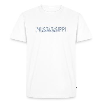 MISSISSIPPI State - Men's Premium Organic T-Shirt - white - Front - Nico (187cm)