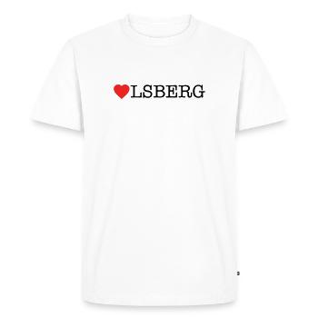 Olsberg - Men's Premium Organic T-Shirt - white - Front - Nico (187cm)