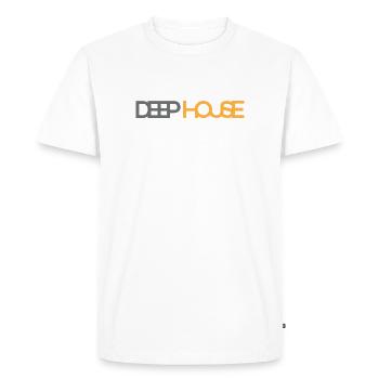 Deep House Remix Summer Festival Dance Clubbing - Men's Premium Organic T-Shirt - white - Front - Nico (187cm)