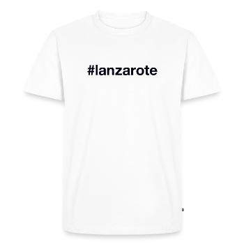 LANZAROTE Spanien Spain Hashtag - Men's Premium Organic T-Shirt - white - Front - Nico (187cm)