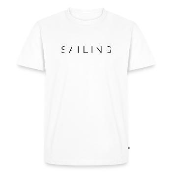 Navigation - T-shirt Premium bio Homme - blanc - Devant - Nico (187cm)