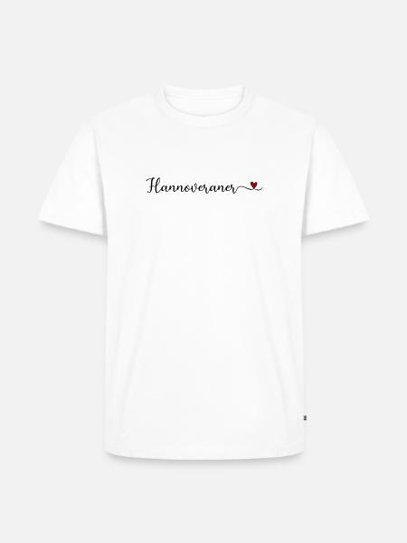 Hannoveraner - Männer Premium Bio T-Shirt - Weiß