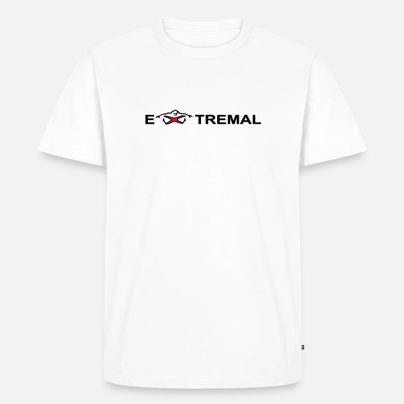 Extremal - Männer Premium Bio T-Shirt - Weiß
