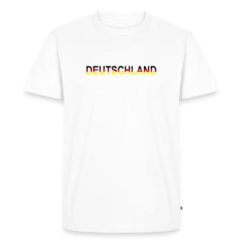 Germany Design - Men's Premium Organic T-Shirt - white - Front - Nico (187cm)