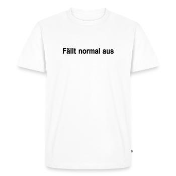 Breaks down normally - Men's Premium Organic T-Shirt - white - Front - Nico (187cm)