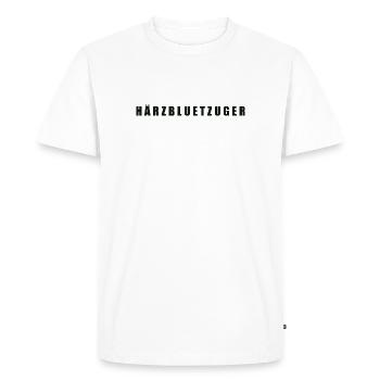 Härzbluetzug Canton de Zoug, Suisse - T-shirt Premium bio Homme - blanc - Devant - Nico (187cm)